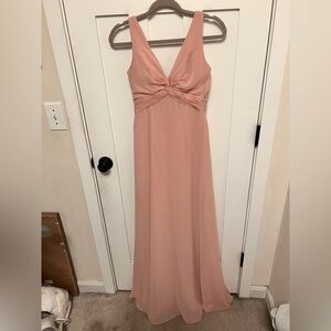 mori lee champagne bridesmaid dress Morilee Madeline Gardner - Champagne Bridesmaid Dress - Satin Strapless -Size 10